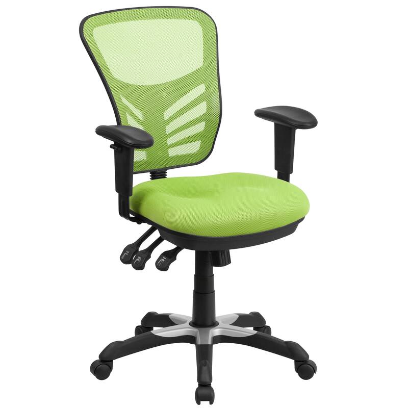 Mid-back Blue Mesh Adjustable Ergonomic Office Chair