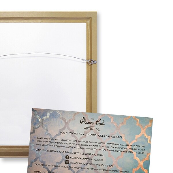 Oliver Gal 'Faubourg Road Sign Minimalist' Fashion and Glam Wall