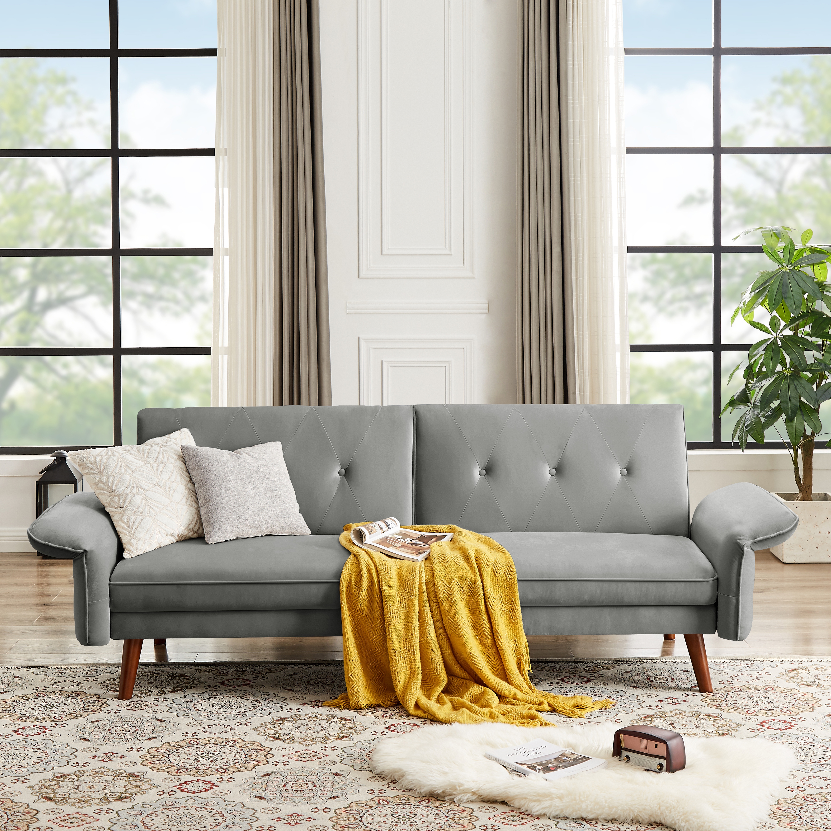 Small modern futon deals