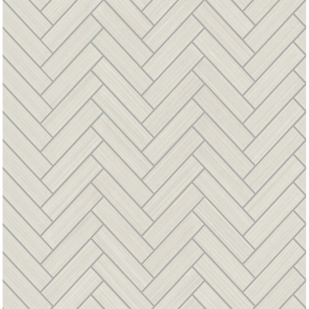 Stacy Garcia Home Herringbone Inlay Peel and Stick Wallpaper