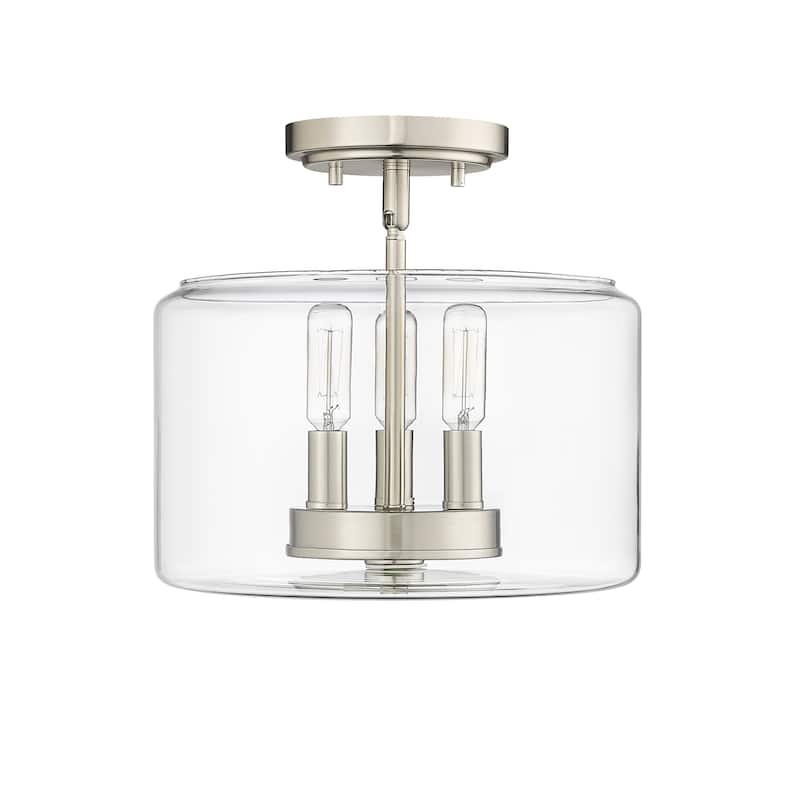Millennium Lighting Asheville 3 Light Semi-Flush Ceiling Mount Fixture
