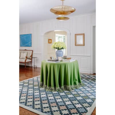 Erin Gates by Momeni Abbott Diamond Trellis Hand Tufted Wool Area Rug