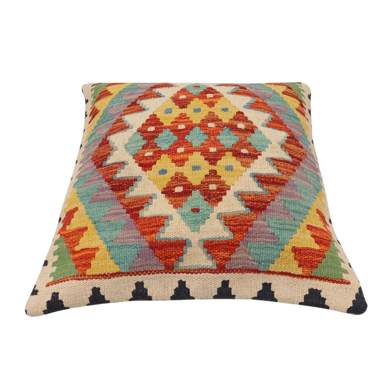Rustic Beale Turkish Kilim Pillow - Thumbnail 3