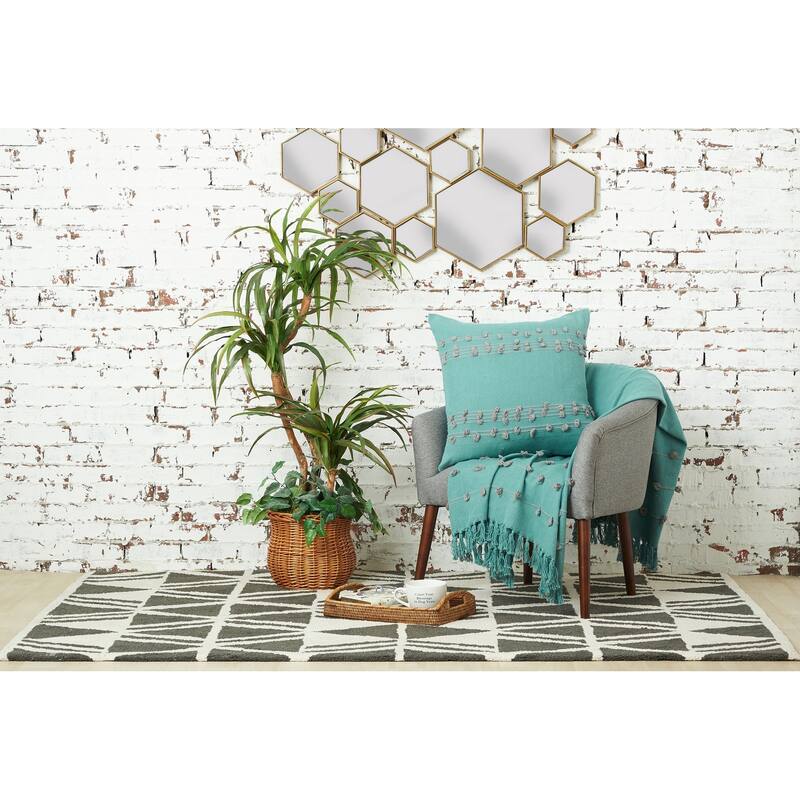 Tabb 50" x 60" Cotton Throw Blanket
