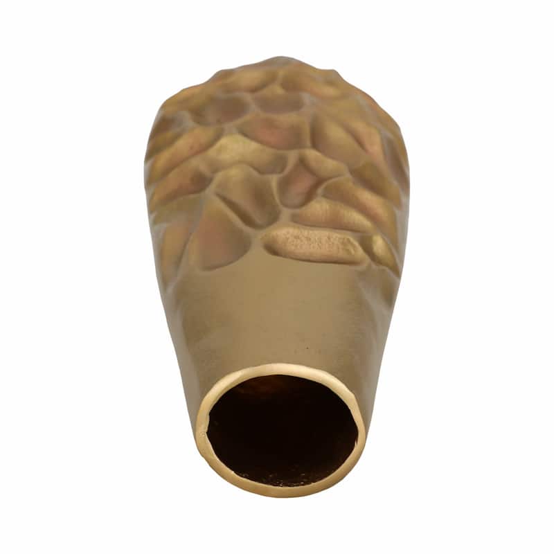 Metal Cartwright Hammered Textured Vase - Bronze, 19 in.