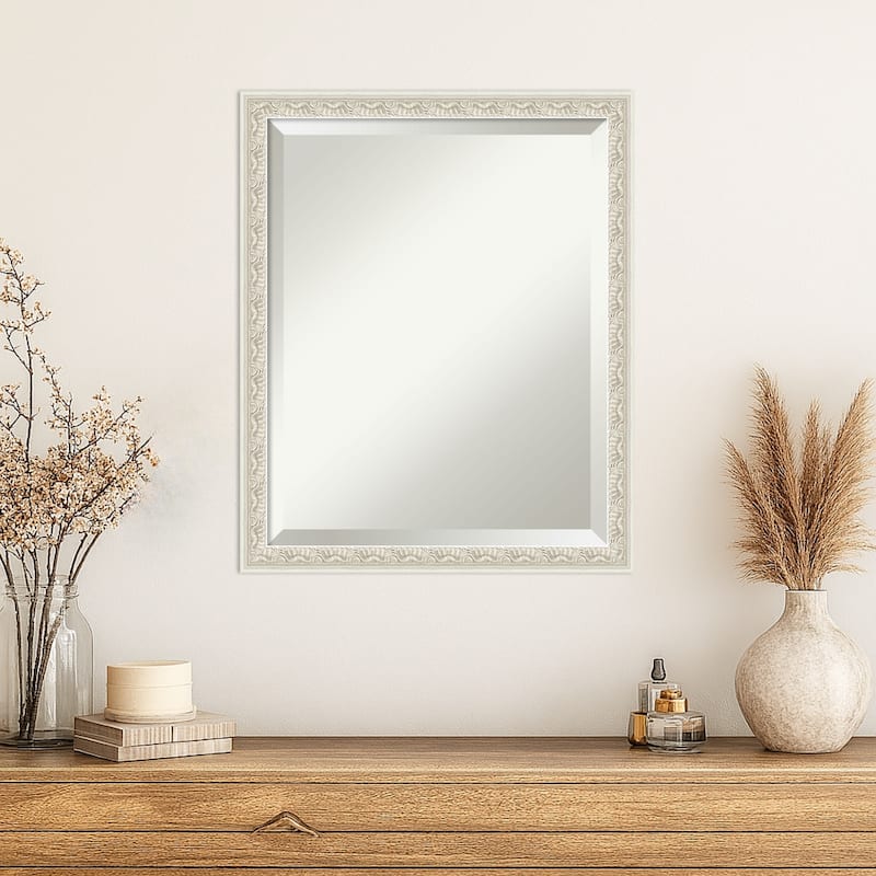 Bethany Beveled Wood Framed Wall Mirror