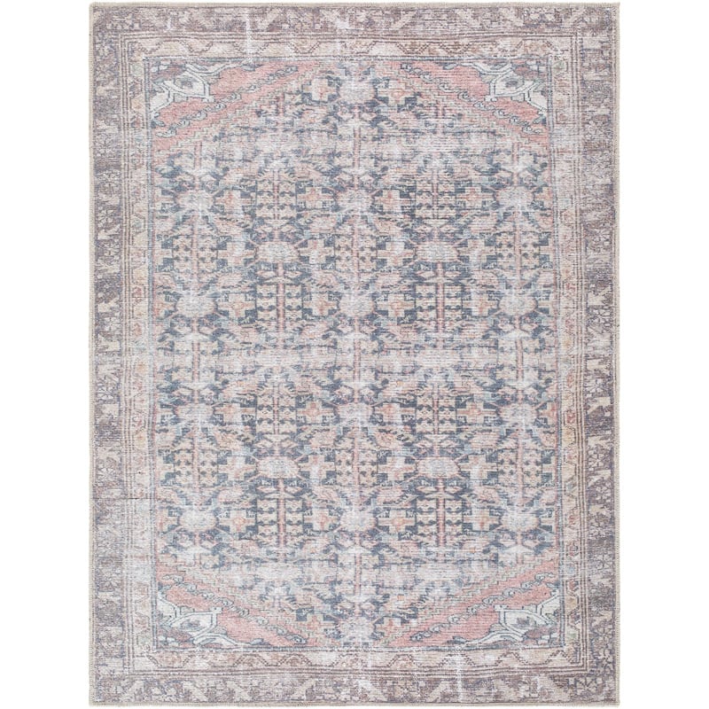 Livabliss Vinny Traditional Border Indoor/Outdoor Area Rug