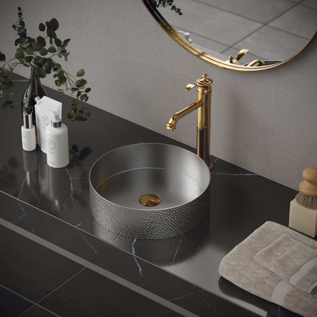 Karran Cinox Stainless Steel Round Vessel Sink