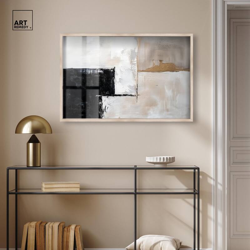 Black Dust and White Ash II Shadowbox by Art Remedy