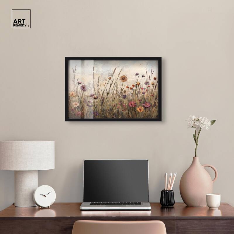 Vintage Blooms II Shadowbox by Art Remedy