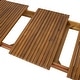 preview thumbnail 28 of 26, Sorrento Acacia Wood 9-piece Expandable Table Outdoor Dining Set by Christopher Knight Home