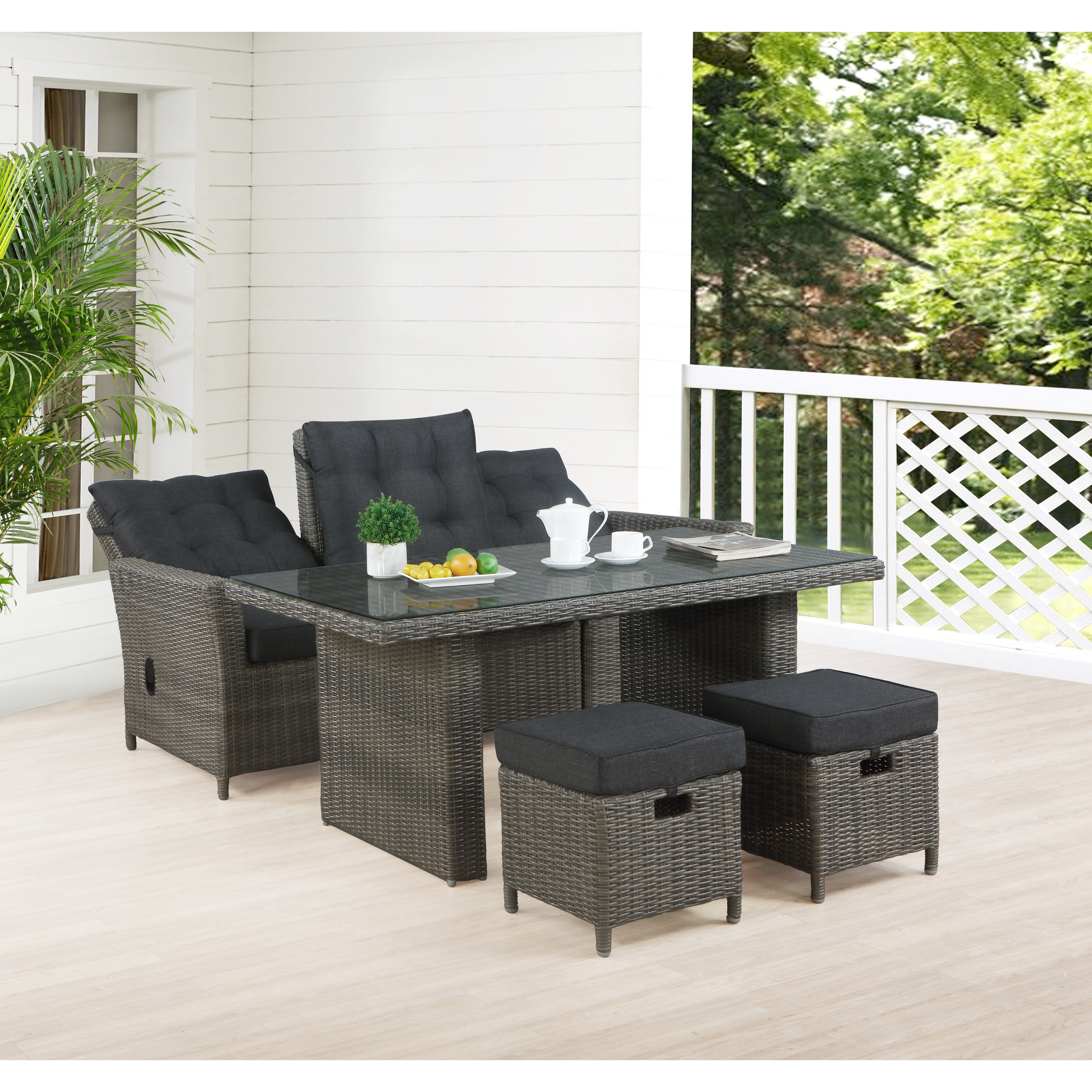 Asti adirondack patio shop chat set