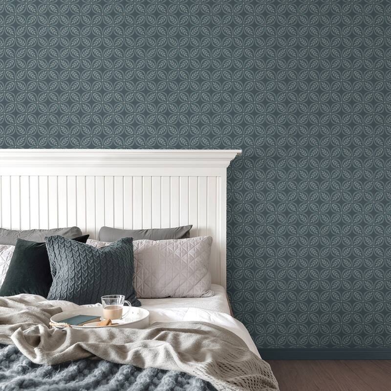 Morgrove Blue Trellis Wallpaper