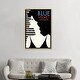 preview thumbnail 4 of 10, iCanvas "Blue Velvet Minimalist Poster - Dorothy " by Popate Framed Canvas Print