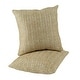preview thumbnail 11 of 9, Outdoor/Indoor Throw Pillows, Decorative Throw Pillows with Inserts, Simulated Straw Weaving 18"x18" Square Pillows (Set of 2)