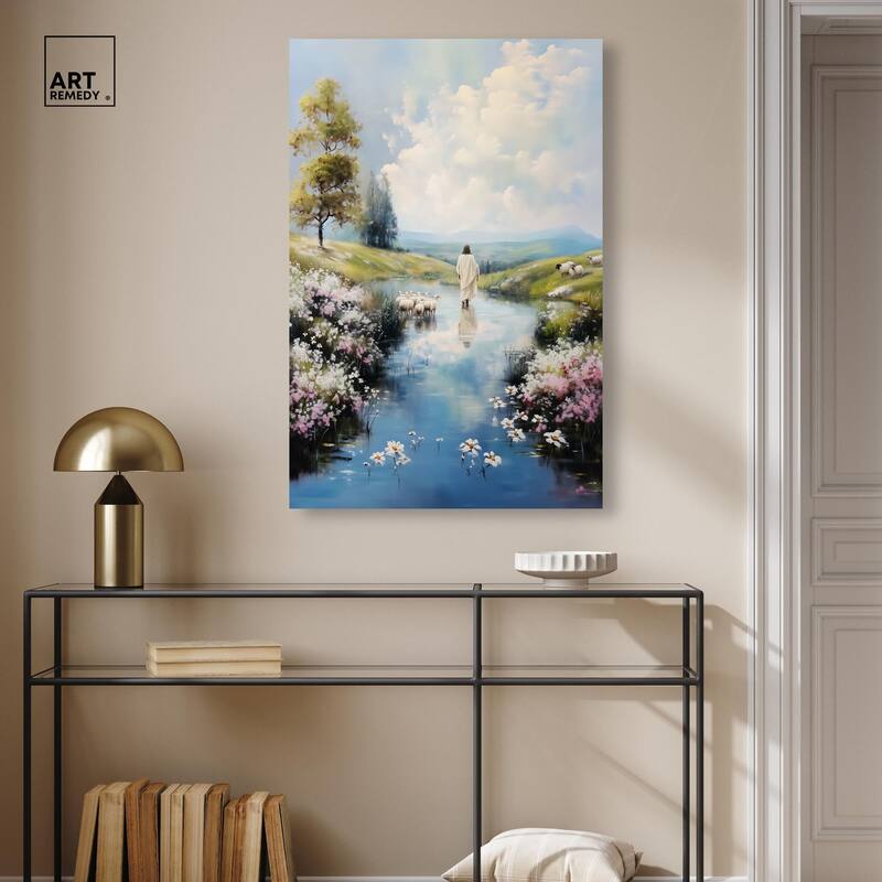Caretaker's Calm Crossing I Canvas by Art Remedy, Gallery Wrapped