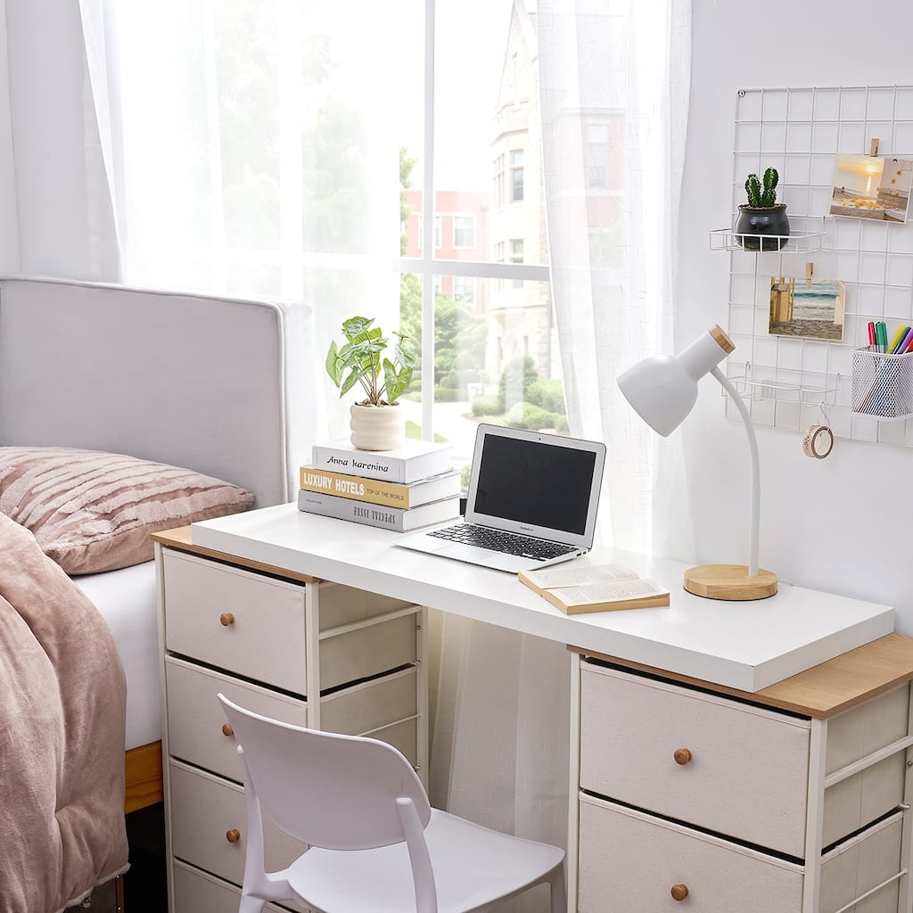 DormCo Dorm Extender Shelf White Desk Topper (Multiple Sizes)