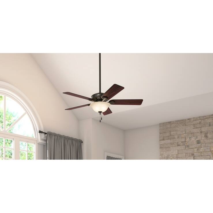 Hunter 52" Waldon Ceiling Fan with LED Light Kit and Pull Chain