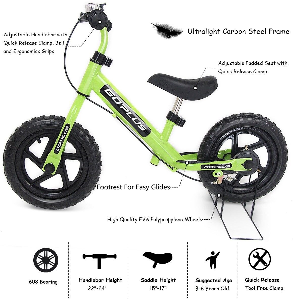 Goplus 12 balance outlet bike