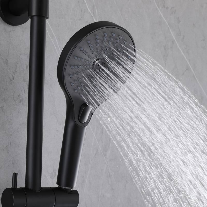 Rbrohant Bathroom Rainfall Shower System with 3-Setting Handheld Shower
