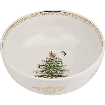 Spode Christmas Tree Bowl Large Gold - 10.25" x 3.5"