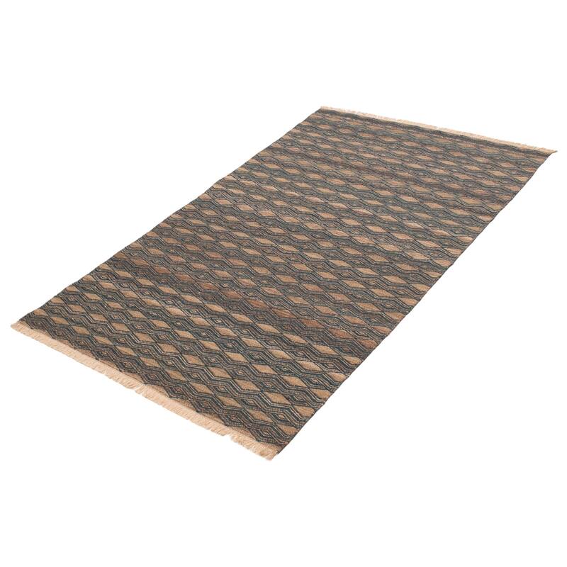 Ankara Teal Kilim 4'10" x 7'11" - 4'10 x 7'11