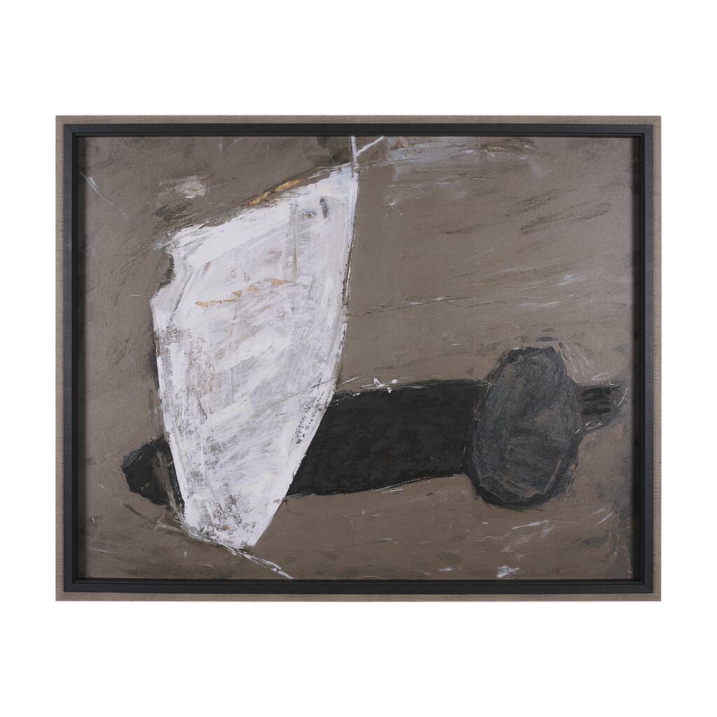 Shaped & Balance I Framed Art Print