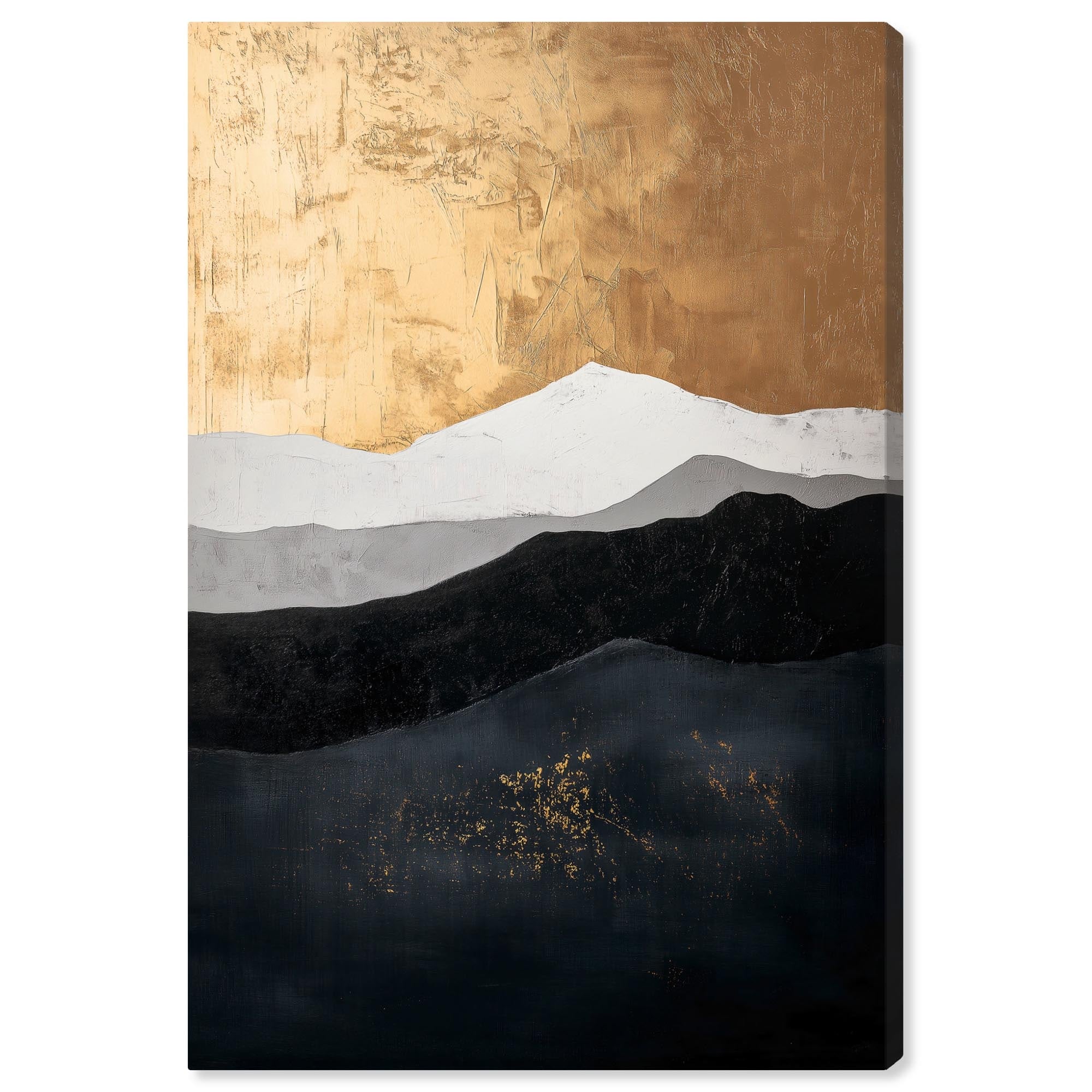 Golden Vista II Canvas by Art Remedy, Gallery Wrapped