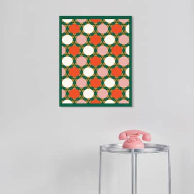 Wynwood Studio Canvas Holiday and Seasonal Pop Christmas Pattern Red Modern & Contemporary Wall Art Canvas Print