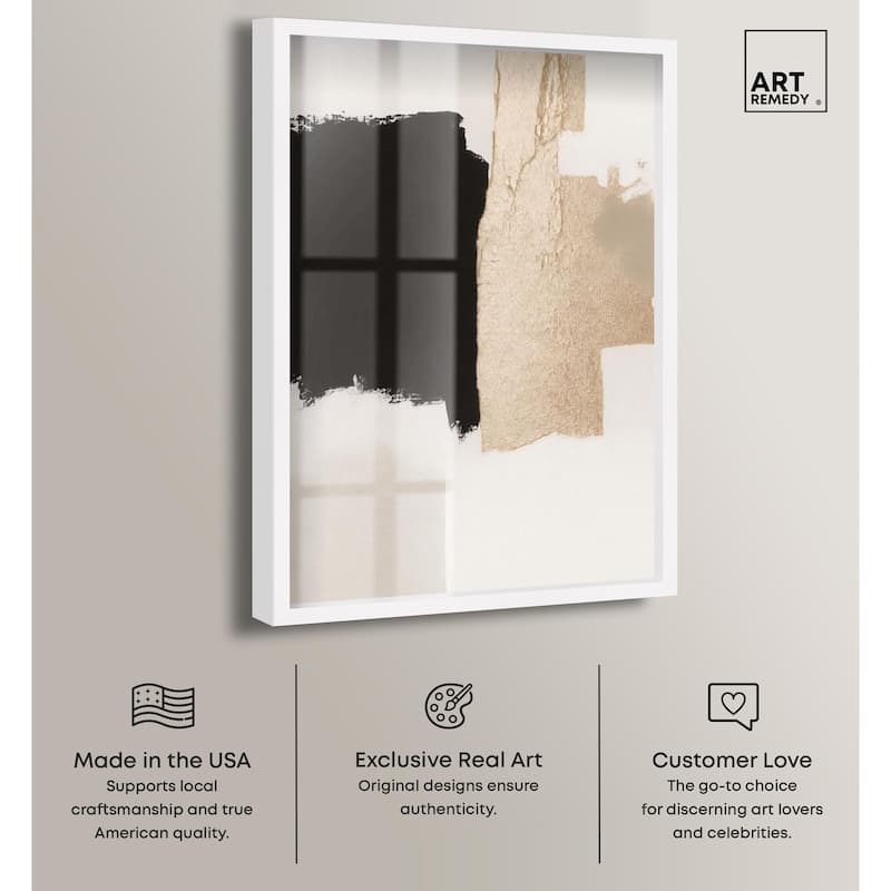 Earth and Ink II Shadowbox by Art Remedy