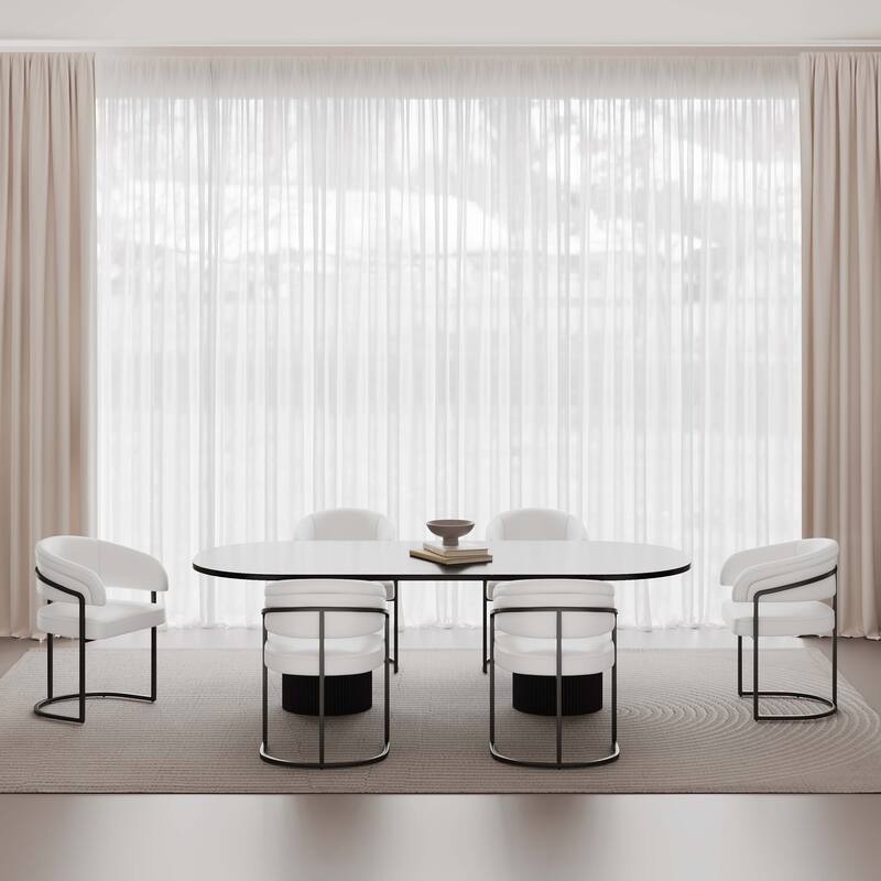 Manhattan Comfort Augusta Modern Leatherette Upholstered Dining Chair