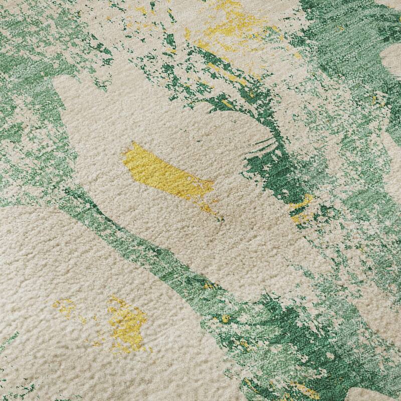 Premium Washable Super Soft Contemporary Floral Mayfield Rug