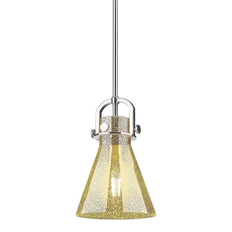 Innovations Lighting 410-1SS-11-8 Newton Cone Pendant Newton Cone 8" - Polished Nickel / Mercury