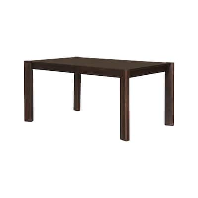 Expandable Farmhouse Modern Solid Wood Dining Table - Space-Saving Design (59" to 73")