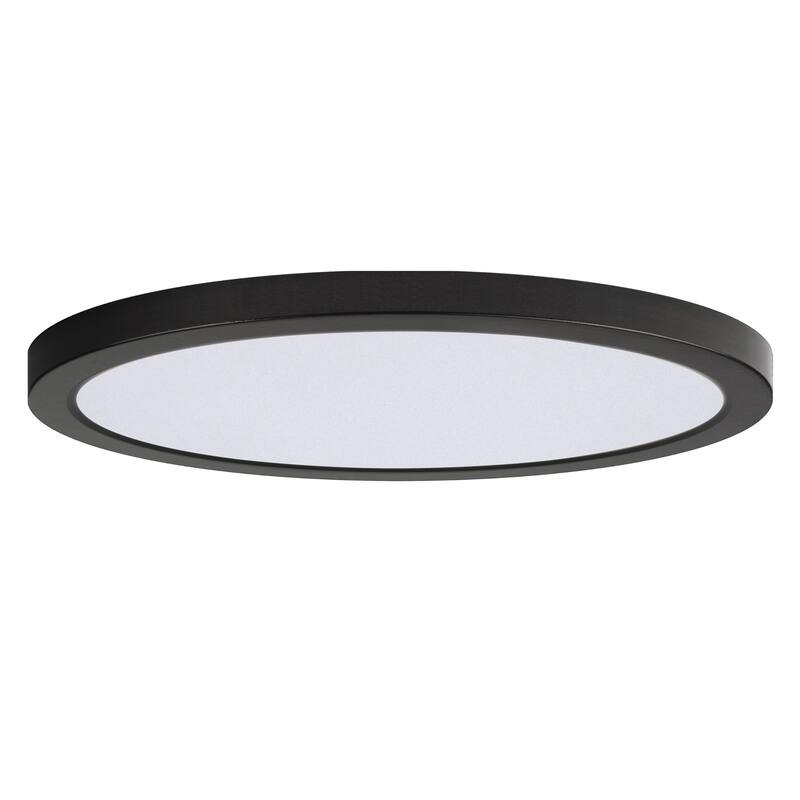 Maxim 57698 Chip 16" Wide LED Flush Mount Ceiling Fixture - Black