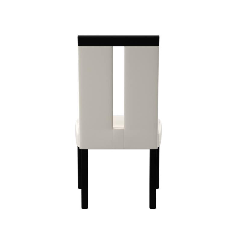 Blanton Modern Black Wood 9-Piece Counter Height Dining Set by Furniture of America