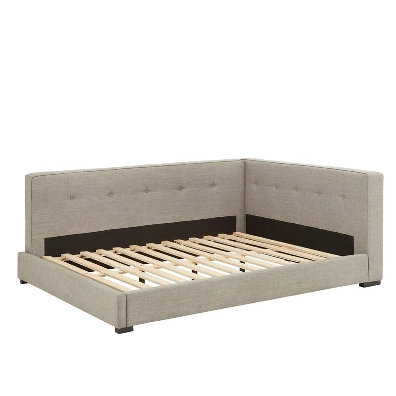 Basingstoke Grey Full Size Lounger by iNSPIRE Q Modern