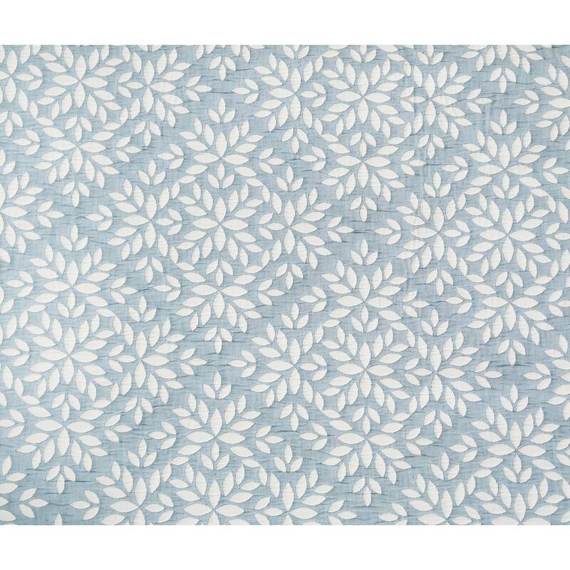 Jacquard Leaves Reversible Quilt Set