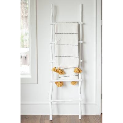 East at Main Natural Wood Handmade Decorative Ladder