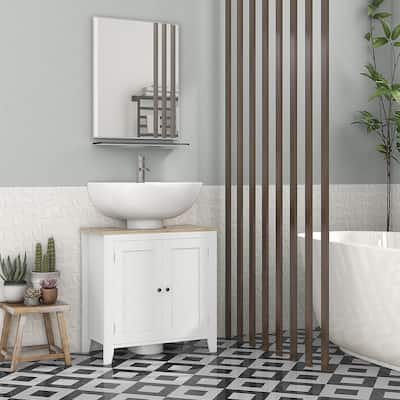 Bathroom Sink Storage Cabinet with Adjustable Shelf