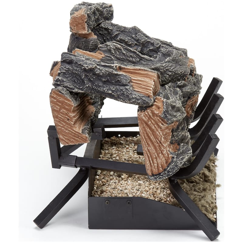Duluth Forge CSW18HVL 45,000 BTU Natural Gas Log Set Fireplace with
