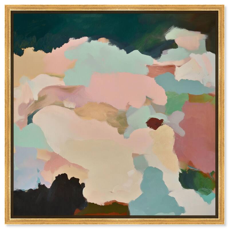 Brushed Beauty I Canvas by Art Remedy - Gold - 40" x 40"