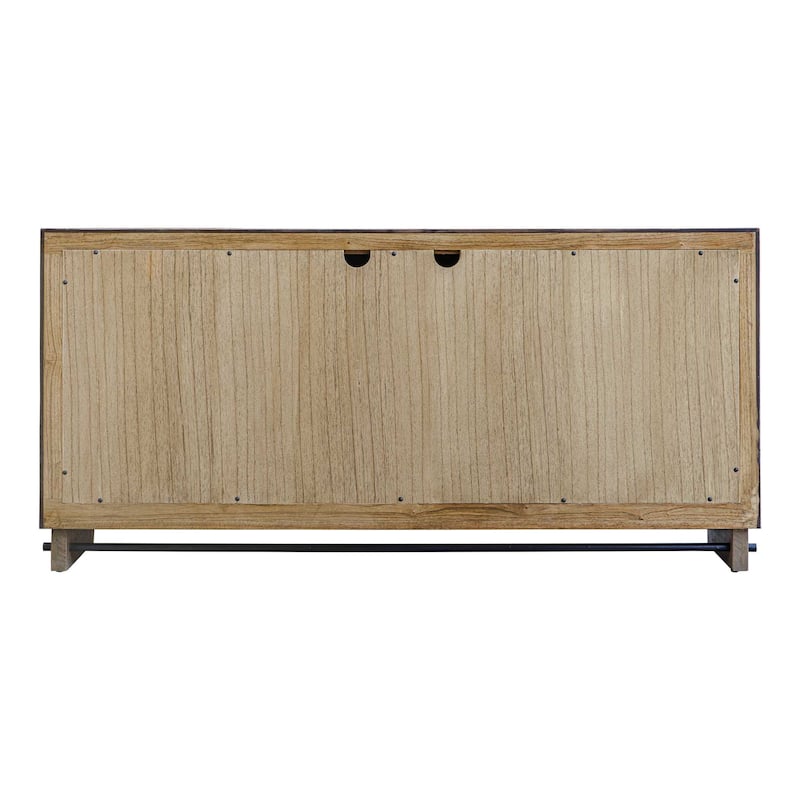 Uttermost Kellem Natural Wood 4 Door Cabinet