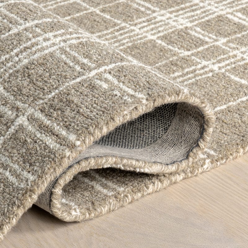 Nuloom Tirza Plaid Wool Area Rug
