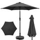 preview thumbnail 56 of 101, Autlaycil 7.5FT Solar Patio Umbrella with Base and Tilt,Crank