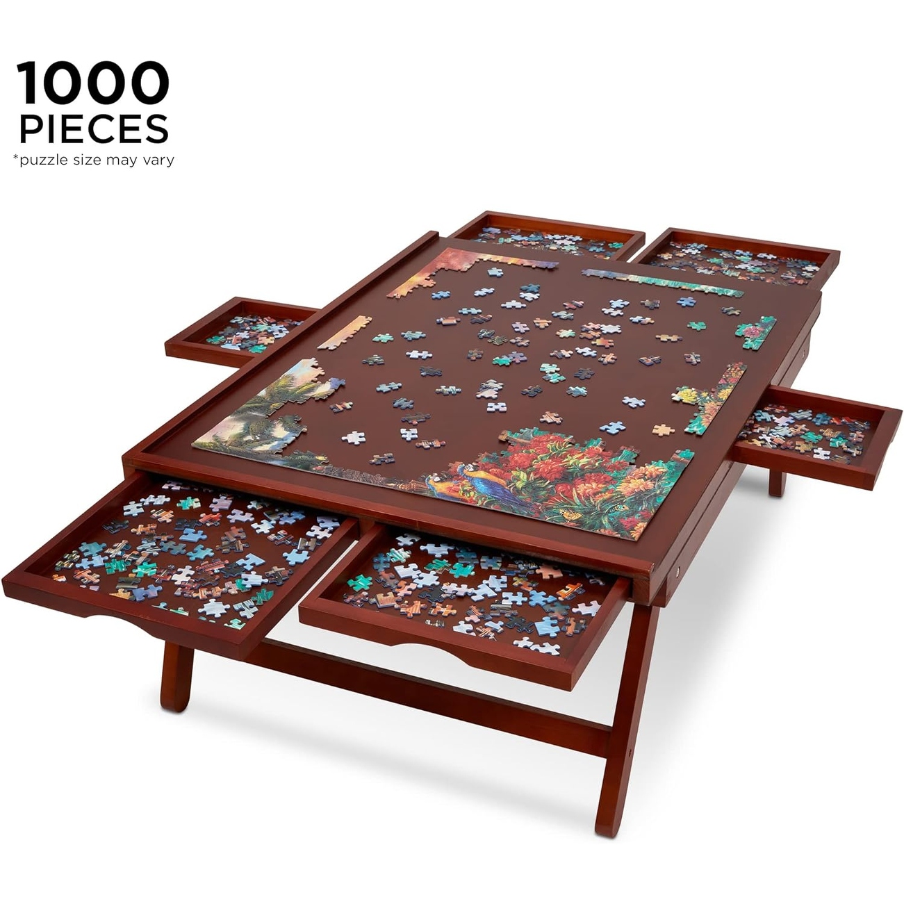 定番 Jumbl-1000-Piece-Puzzle-Board- ロッド