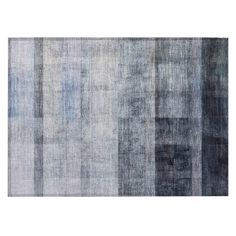 Alrito Ombre Weather Resistant Blended Style Outdoor Rug