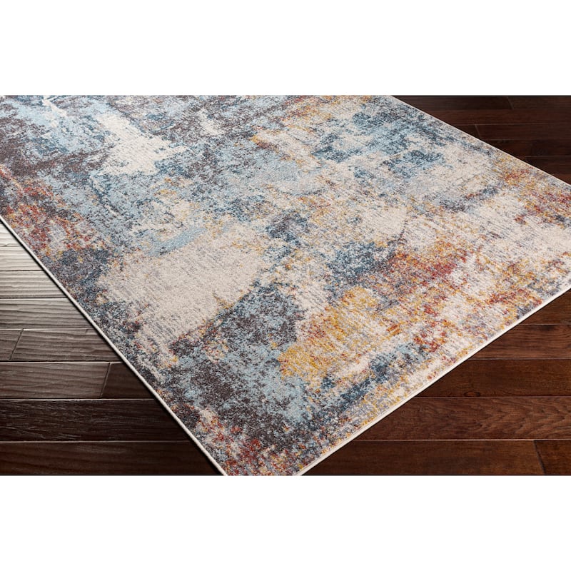 Livabliss Ronny Abstract Industrial Area Rug