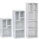 preview thumbnail 19 of 34, VECELO Set of 3 Cube Bookshelves 2/3/4-Tier Open Shelf Bookcase with Irregular Cubes for Living Room Study Bedroom Office