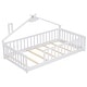 preview thumbnail 23 of 41, Simple wooden floor bed with guard rails
